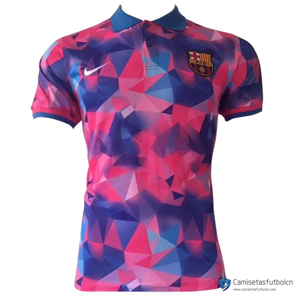 Polo Barcelona 2017-18 Rosa Azul